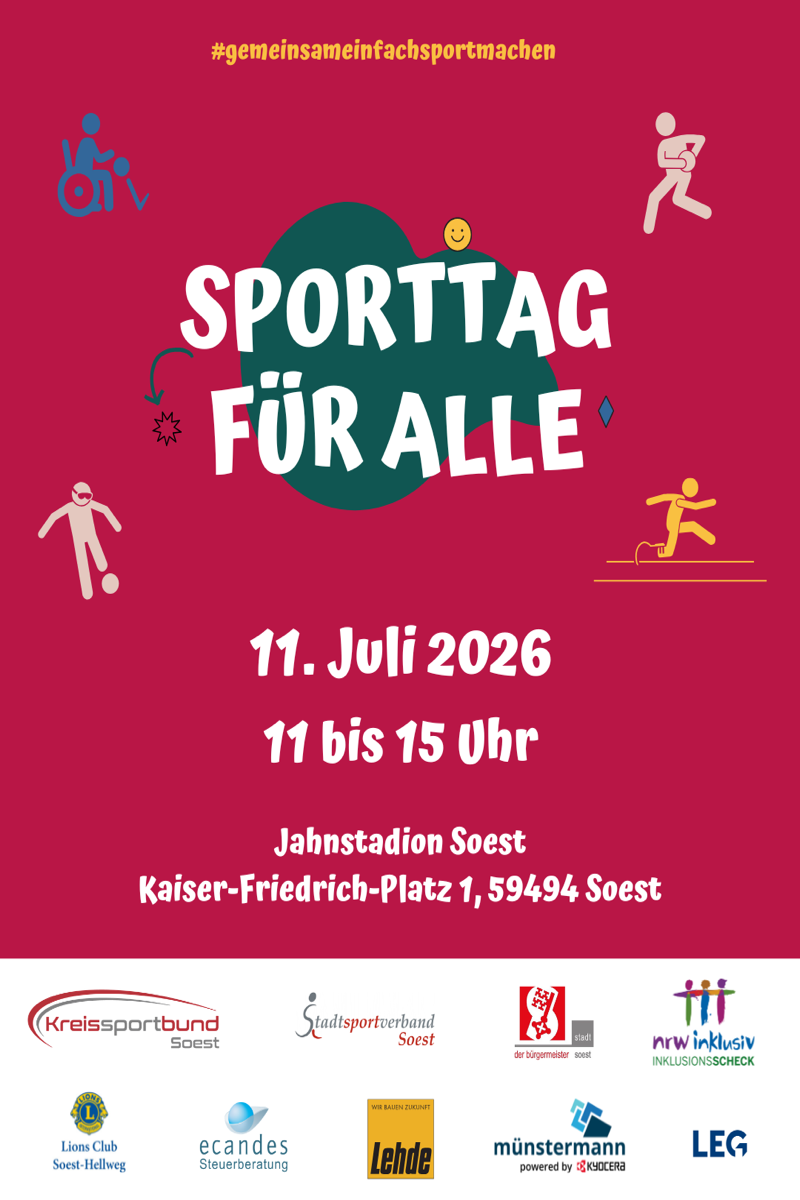 Sporttag für alle - Wir sind dabei!